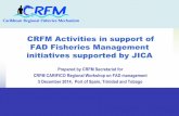 CRFM support for FAD management