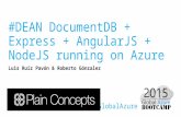 #Dean document db + express + angularjs + nodejs running on azure
