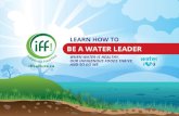 How to be a Water Leader.