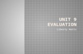 Improved Unit 9 evaluation
