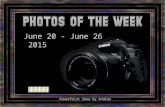 Fotos pelo Mundo na Semana 20 a 26-06-15!