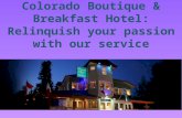 Colorado boutique & breakfast hotel