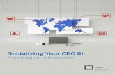 Socializing Your CEO : Présence numérique des grands partons