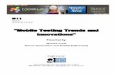 Mobile Testing Trends and Innovations