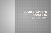 Double spread analysis