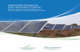 Utility Scale Distributed Solar Generation White Paper