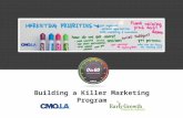 Marketing for Startup: Building a Killer Marketing Program