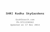 SHRI Radha SkyGardens Noida Extension construction update on 17 Nov 2014