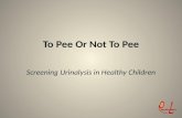 To pee or not to pee