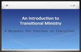 Intro to transitional ministry