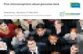 Five Misconceptions about Personal Data - Dataconomy Barcelona -