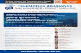 Telematics Insurance Data Management & Product Design 2015