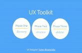 UX Toolkit: Phase Three - Skeleton