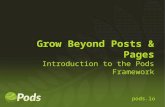 Grow Beyond Posts & Pages: Introduction to the Pods Framework, a Content Management Framework for WordPress
