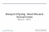 Demystifying Healthcare Valuations