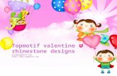 Rhinestone valentine