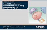 Identification and Prioritization of Drug Combinations for Treatment of Cancer