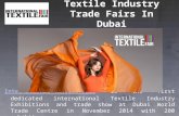 Textile Industry Trade Fairs In Dubai
