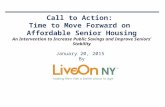 Call to Action: Time to Move Forward on Affordable Housing