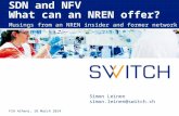 SDN  and NFV—What can an NREN offer?