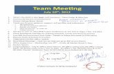 Team Meeting Agenda Notes / Better Homes And Gardens Real Estate Gary Greene / The Woodlands Office / July 10th, 2012