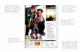 Dance magazine contents page analysis