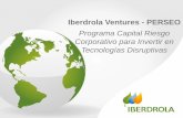 Diego Diaz, Iberdrola Ventures Perseo y red Cleantech Invest - Global Innovation Day 2014