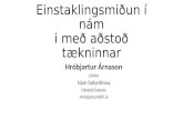 Einstaklingsmiðun í námi með aðstoð tækninnar