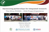 Harnessing partnerships for integrated research the africa rising – esa project experience