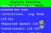 Rol Docente -English Teaching Introductory Course-