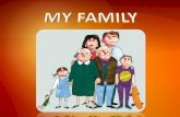 MY FAMILY (Science 1º Primaria)