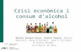Crisi econòmica i consum d'alcohol