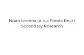 Noah Lennox (aka Panda Bear) Secondary Research (improved 2)