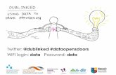 Dublinked - Celebrating Over Three Years of Open Data for the Dublin Region