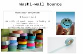 New sport: the Washi-wall bounce