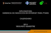 Calendario   diplomatura en gerencia de negocios en internet para pymes argentina-semestre 2_2014