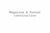 Magazine & poster construction
