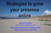 Strategies to grow your presence online   2nd version, 80% of  images