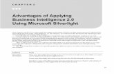 2 advantages of applying business intelligence 2.0 using microsoft silverlight