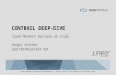 Contrail Deep-dive - Cloud Network Services at Scale