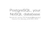 PostgreSQL, your NoSQL database