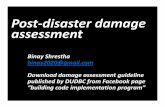 Post damage assessment