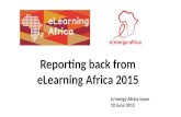 E learning africa reportback slides with links