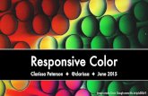 Responsive color- (clarissa peterson)