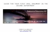 Guide for Your First Appellate Oral Argument