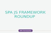 Single Page Application JS Framework Round up