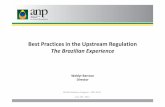 Best Practices in the Upstream Regulation The Brazilian Experience