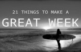 21 things to_make_a_great_week