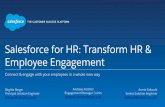 Salesforce for HR: Transform HR & Employee Engagement