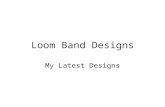 Loom band designs